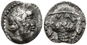 Sizilien Naxos, Litra (0,79g), ca. 461-430 ... 