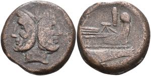 Münzen Römische Republik Anonym, As ... 
