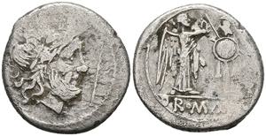 Münzen Römische Republik Victoriat anonym ... 