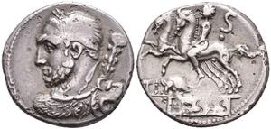 Münzen Römische Republik Ti. Quinctius, ... 