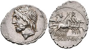 Coins Roman Republic L. Cornelius Scipio ... 