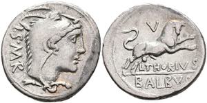 Coins Roman Republic L. Thorius Balbus, ... 