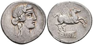 Coins Roman Republic Q. Titius, denarius (3, ... 