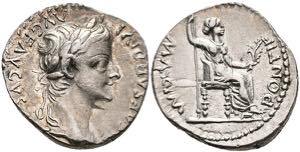 Coins Roman Imperial Period Tiberius, 36-37, ... 