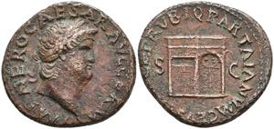 Münzen Römische Kaiserzeit Nero, 54-68, As ... 