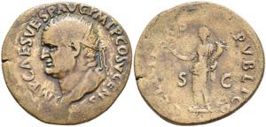 Coins Roman Imperial Period Vespasianus, ... 