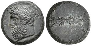Sizilien Syrakus, Æ-Onkia (4,48g), ca. ... 