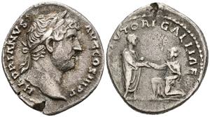 Coins Roman Imperial Period Hadrianus, ... 