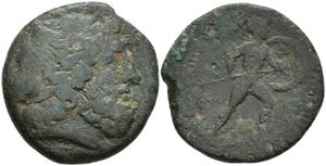 Sizilien Messana, Bronze (9,43g), um 200 v. ... 