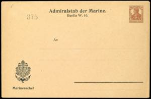 Postal Stationary German Reich Service ... 