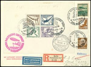 Zeppelin Mail 1936, 7. North America flight, ... 