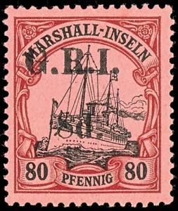 Marshall-Inseln Britische Besetzung 8 d. auf ... 