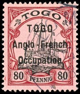 Togo Britische Besetzung 80 Pfg. mit ... 