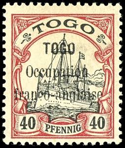 Togo - French Occupation 40 Pfg. With ... 