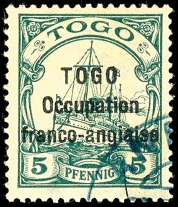 Togo - French Occupation 5 Pfg. With ... 