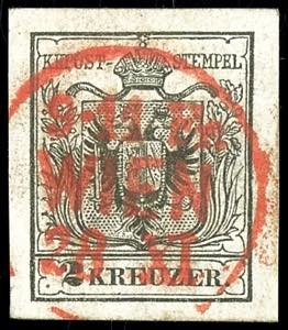 Austria 2 kr. Black, machine paper, type III ... 