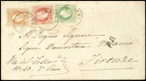 Austrian Post in Levant 3 special green, 5 ... 