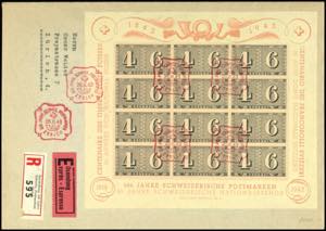 Switzerland A hundred years Swiss postage ... 