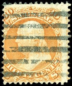 USA General Issues 30 c. Orange with grill ... 