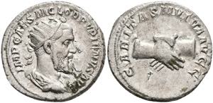 Coins Roman Imperial Period Pupienus, 238, ... 