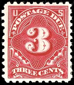 Postage Due Stamps 1914 / 15, 3 c. Bright ... 