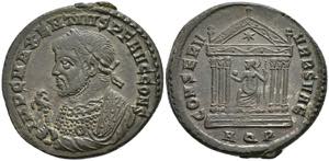 Münzen Römische Kaiserzeit Maxentius, ... 