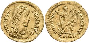 Münzen Römische Kaiserzeit Theodosius I., ... 