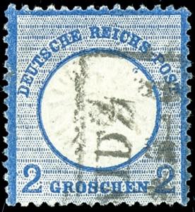 Deutsches Reich 2 Groschen großer Schild, ... 