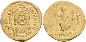 Münzen Byzanz Justinus II., 565-578, ... 