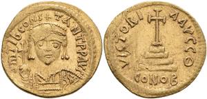 Münzen Byzanz Tiberius II. Constantinus, ... 