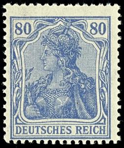 German Reich 20 penny Germania, gray ... 
