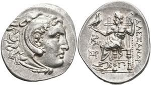 Makedonien Tetradrachme (17,00g), 270-220 v. ... 