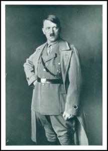 Portrait Cards Adolf Hitler, the leader in ... 