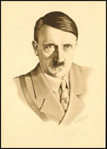 Portrait Cards Adolf Hitler, portrait ... 