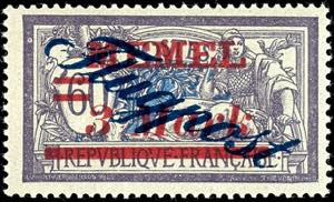 Memel 3 M. On 60 c. Airmail with overprint ... 