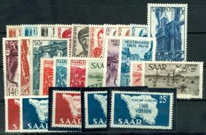 Saar 1948, year without high water souvenir ... 