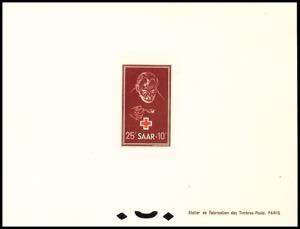 Saar 25+10 Fr Red Cross, Secretary of State ... 