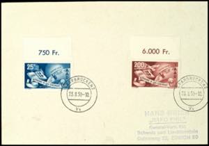 Saar 25 Fr. And 200 Fr. Council of Europe, ... 