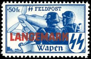 Flämische Legion Not issued stamps:+50 Fr. ... 