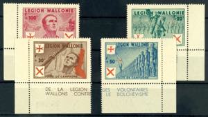 Wallonische Legion Plus 20 Fr. To+100 Fr. ... 