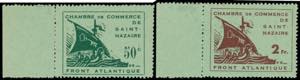 St. Nazaire 50 C and 2 Fr chamber of ... 