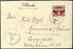 Field Post Stamps Island Rhodes, admission ... 