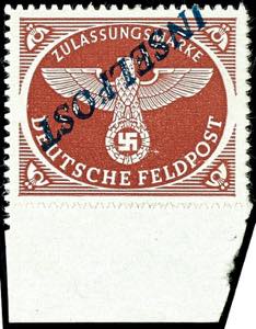Field Post Stamps Agramer overprint, ... 