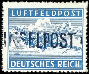 Field Post Stamps Island Leros, admission ... 