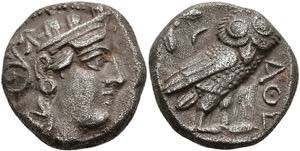 Attika Athen, Tetradrachme (16,81g), ca. ... 