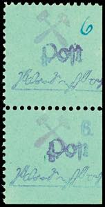 Großräschen 6 Pfg need stamp with beetle & ... 
