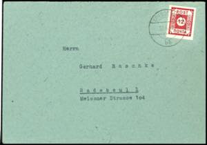 Soviet Sector of Germany Not issued: 12 Pfg. ... 