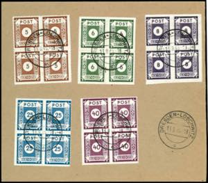 Soviet Sector of Germany 5-40 Pfg. With ... 