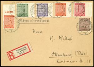 Soviet Sector of Germany 5 - 12 Pfg. Numeral ... 