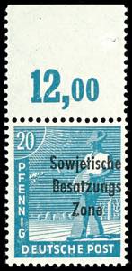 Soviet Sector of Germany 20 penny worker ... 